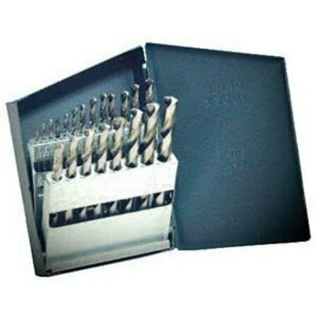 CHAMPION CUTTING TOOL 21 Piece 705LH Left Hand Jobber Drill Set, 1/16in - 3/8in by 64ths, Champion CHA 121LH